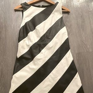 Alice and Olivia Leather Dress